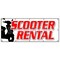 Signmission SCOOTER RENTAL BANNER SIGN scooter rent vespa shop travel mobility B-120 Scooter Rental - alternate 1